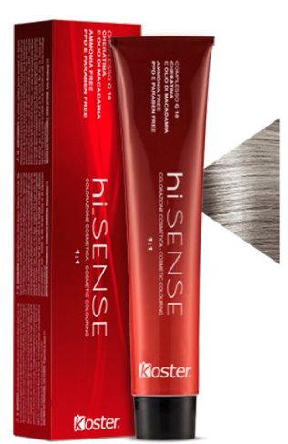KOSTER TINTA CAPELLI HISENSE 9.1 ( biondo chiarissimo cenere) -100ml